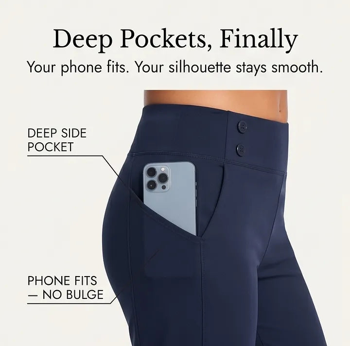 🔊Best-Selling Women High-Waisted Stretch Capri Pants for Summer