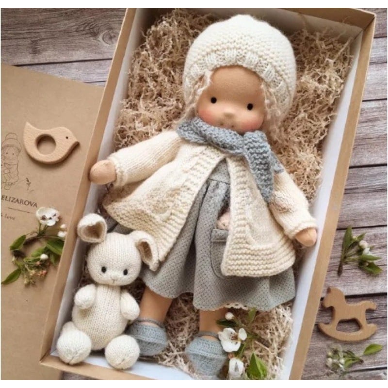 ALL🎁🎁The Best Gift for Kids-Handmade Waldorf Doll👧