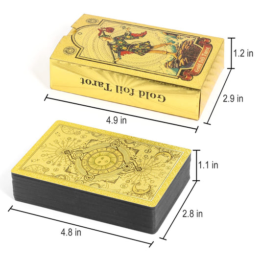 Explore the Mystical World of Tarot Gold Foil Tarot