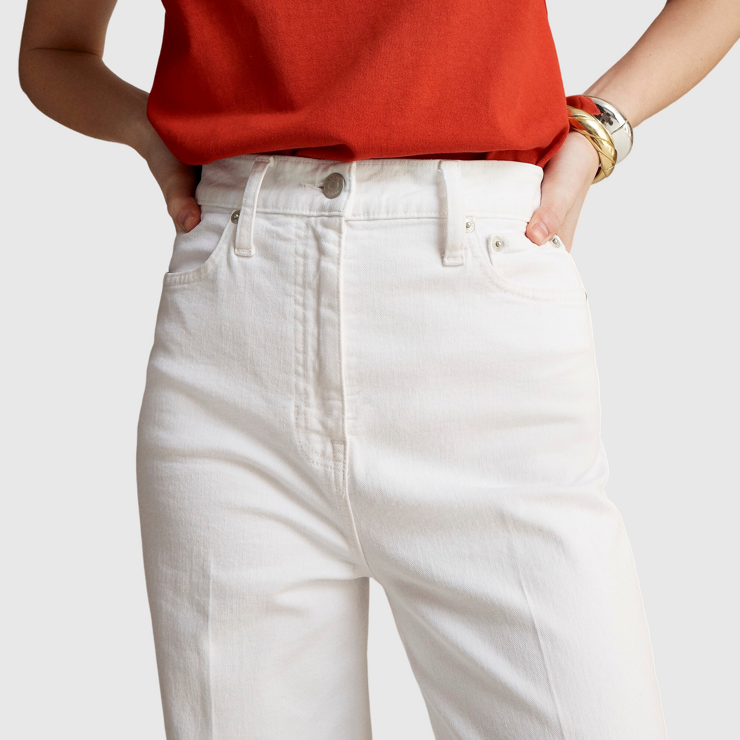 Tall Leg Denim Trousers (Buy 2 Free Shipping)