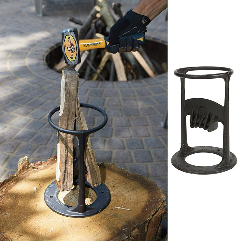 🎉firewood kindling splitter stand