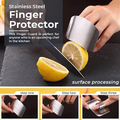 🔥48% OFF - Stainless Steel Finger Guard - Buy 3 Get 2 Free Now