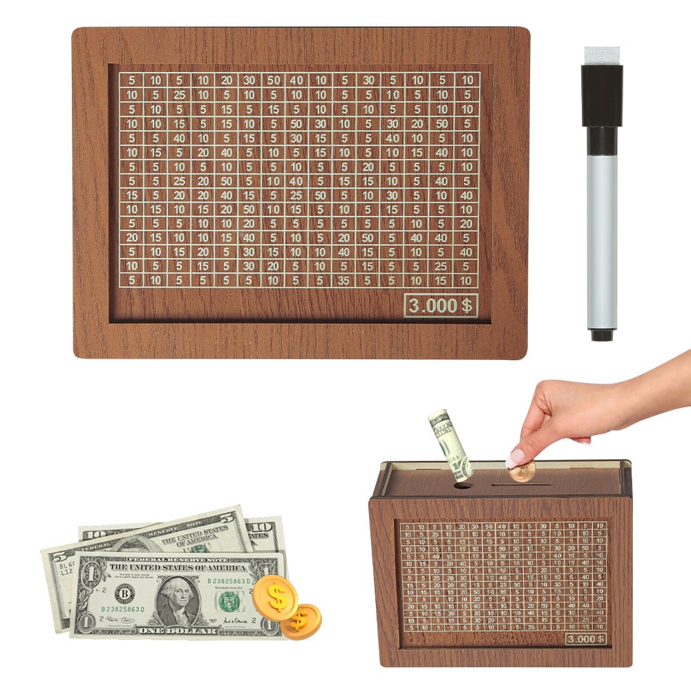 🔥Wooden Savings Box🎁