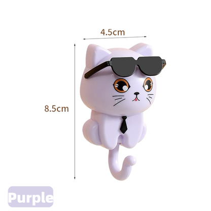 Sunglasses Cat Key Hook (4PCS)