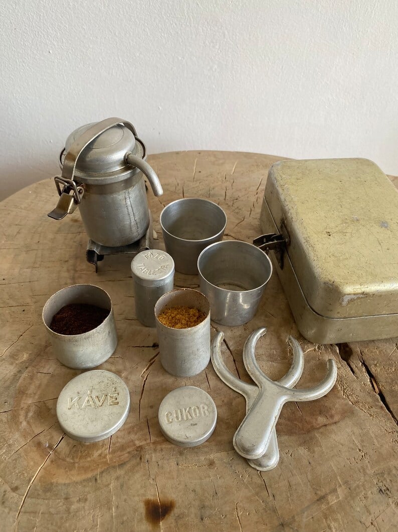 Extra Rare Collectors Camping Coffee Kit