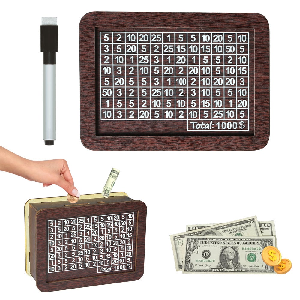 🔥Wooden Savings Box🎁