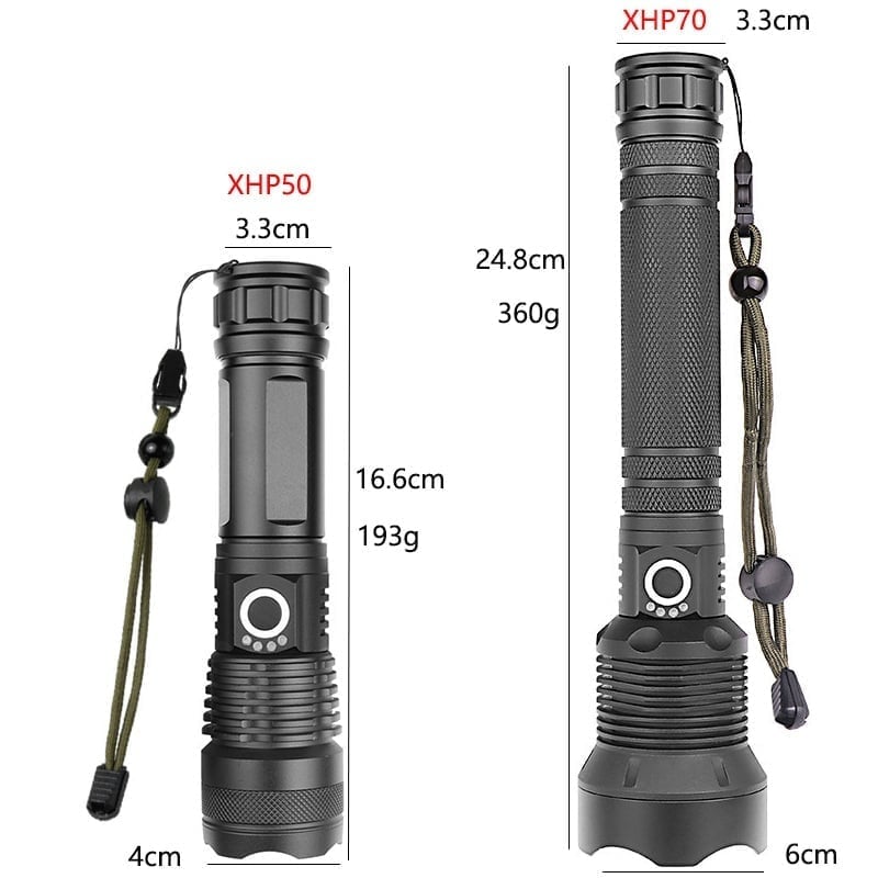 🔥LAST DAY SALE 49% OFF🔥 - LED Rechargeable Tactical Laser Flashlight High Lumens