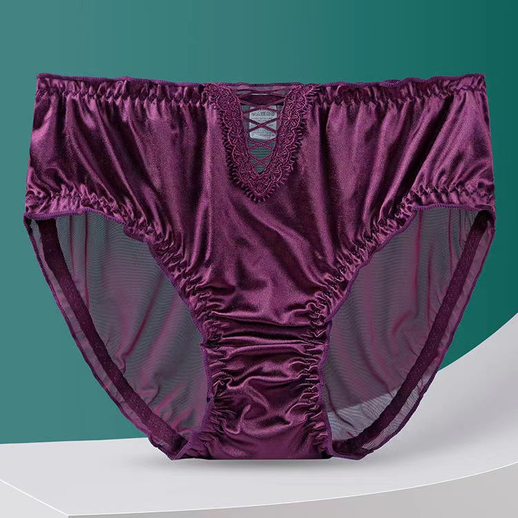 💥Buy One Get Two Free - Lace Panties, Satin, Ice Silk Seamless Briefs