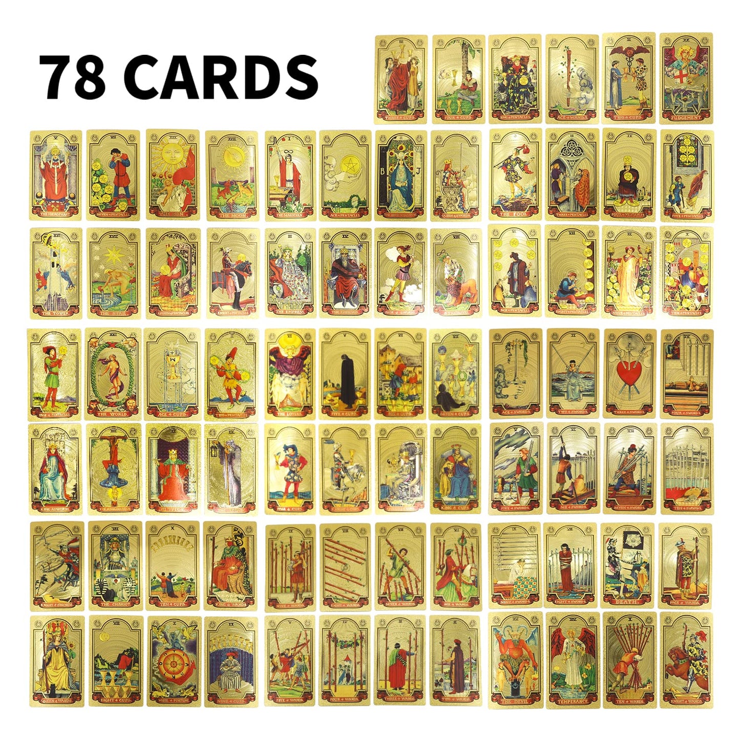 Explore the Mystical World of Tarot Gold Foil Tarot