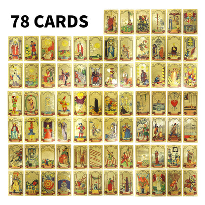 Explore the Mystical World of Tarot Gold Foil Tarot