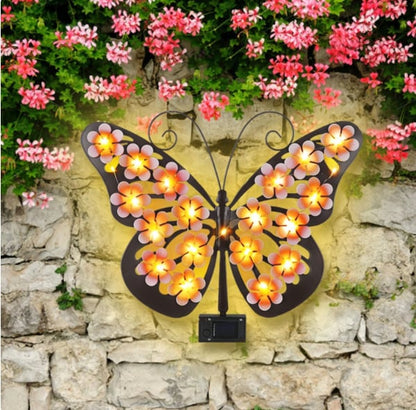 🦋Metal Butterfly Solar Wall Lamp for Outdoor Garden Decoration