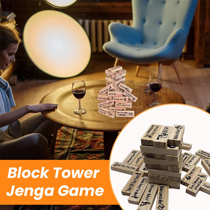 Naughty Block Tower Jenga Game
