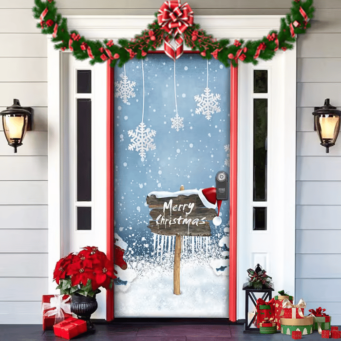🌟🌟Christmas and Halloween front door decoration