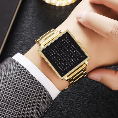 ⌚mens letter led square digital watches⌚
