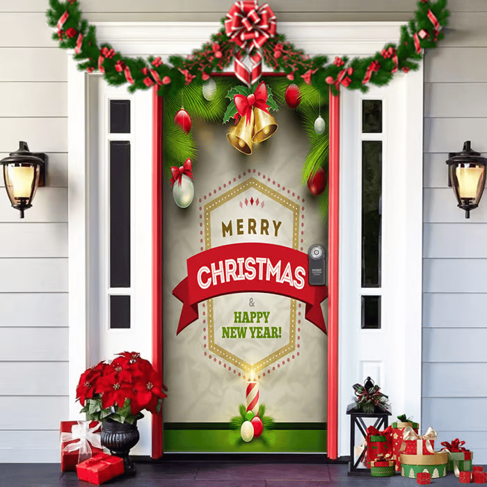 🌟🌟Christmas and Halloween front door decoration