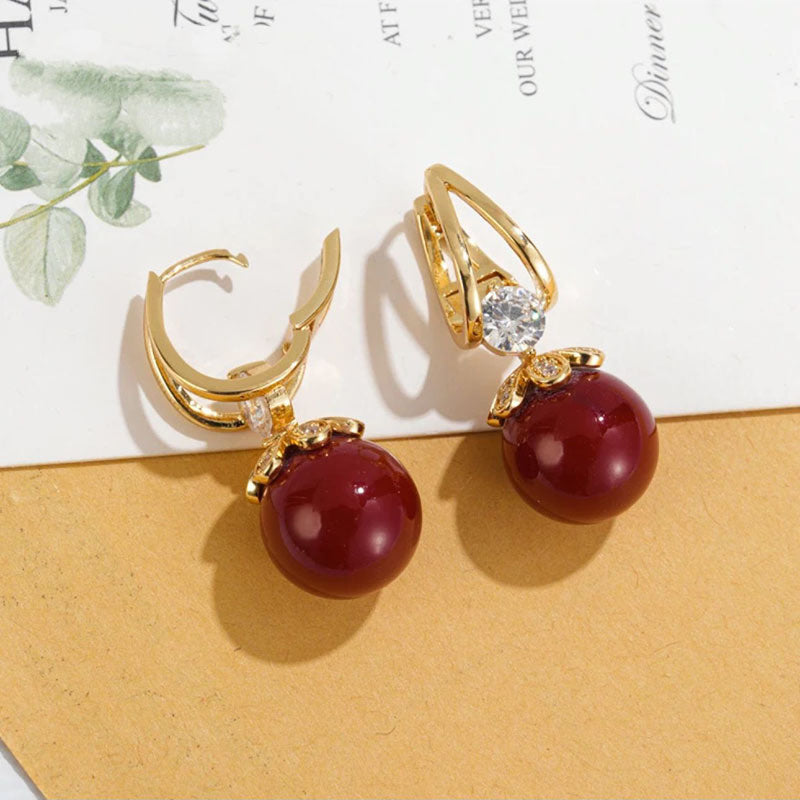 🎊Women's Sparkling Pearl Earrings