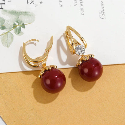 🎊Women's Sparkling Pearl Earrings