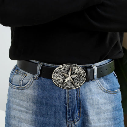 🔥LAST DAY 50% OFF🔥Fashion Punk Hidden Folding Knife Leather Belt