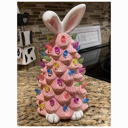 Christmas Pink Bunny Tree
