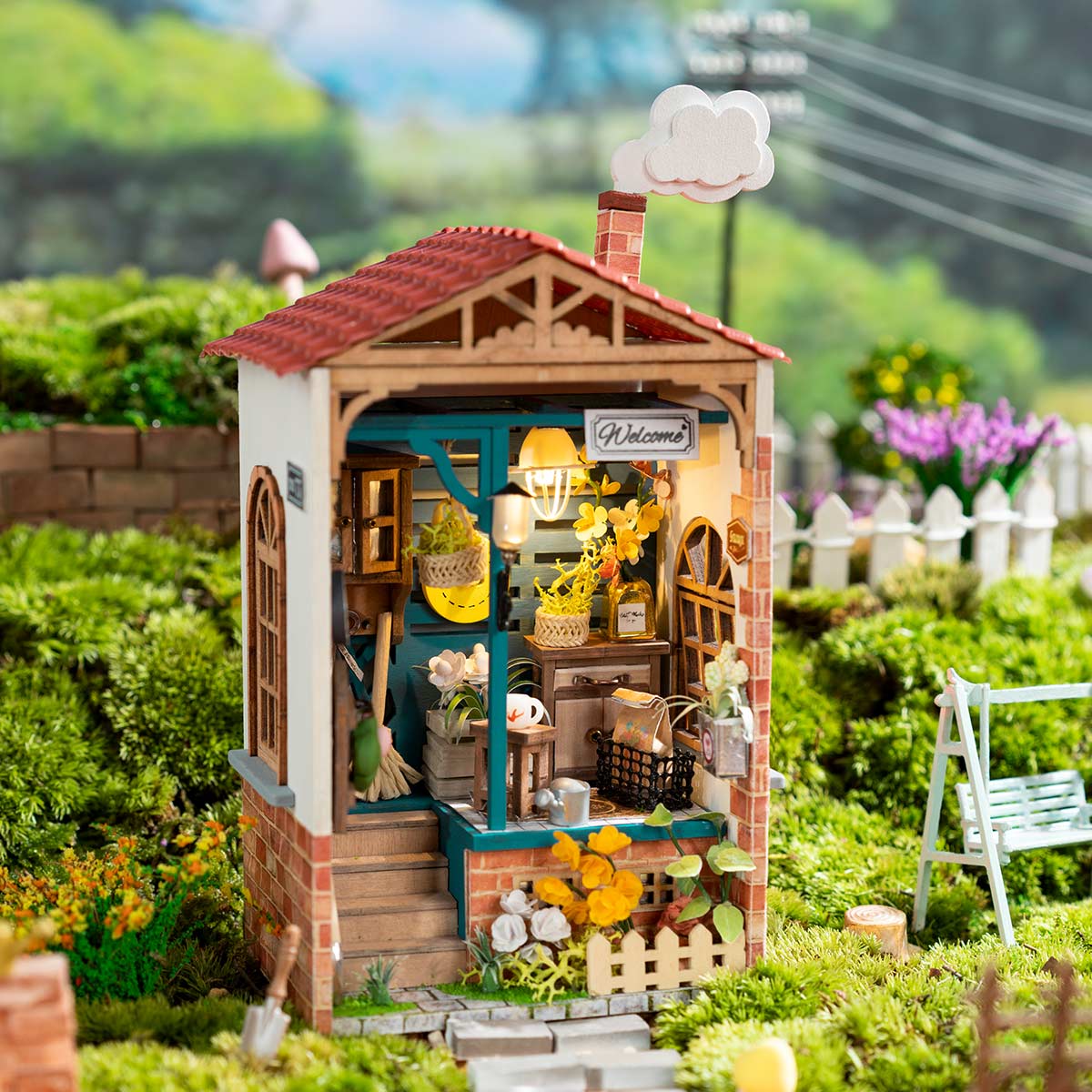 Dream Yard DIY Miniature House DS012  1 : 28