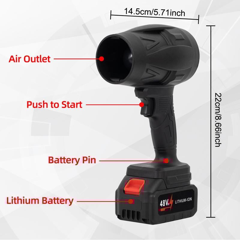 🔥Hot sale🔥- Turbo Jet Blower, Cordless Turbo Super Power Air Duster