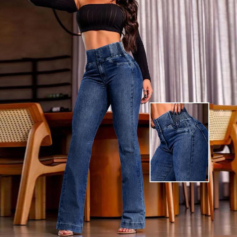 👖 50% OFF 🔥 Women's Elastic High-Waisted Slim-Fit Stretch Jeans