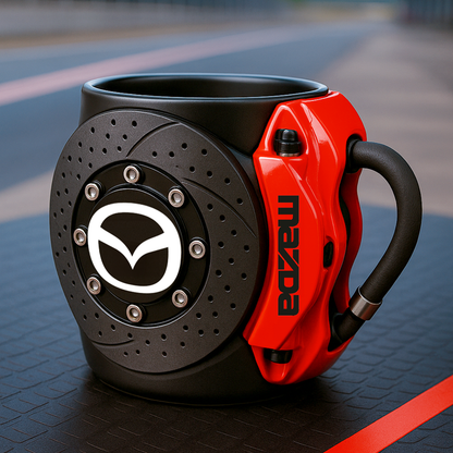 🥳Most popular brake caliper mug with car logo🏎
