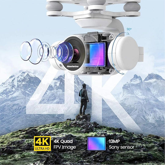 🛩️New 4k camera rotation waterproof professional rc drones🛩️