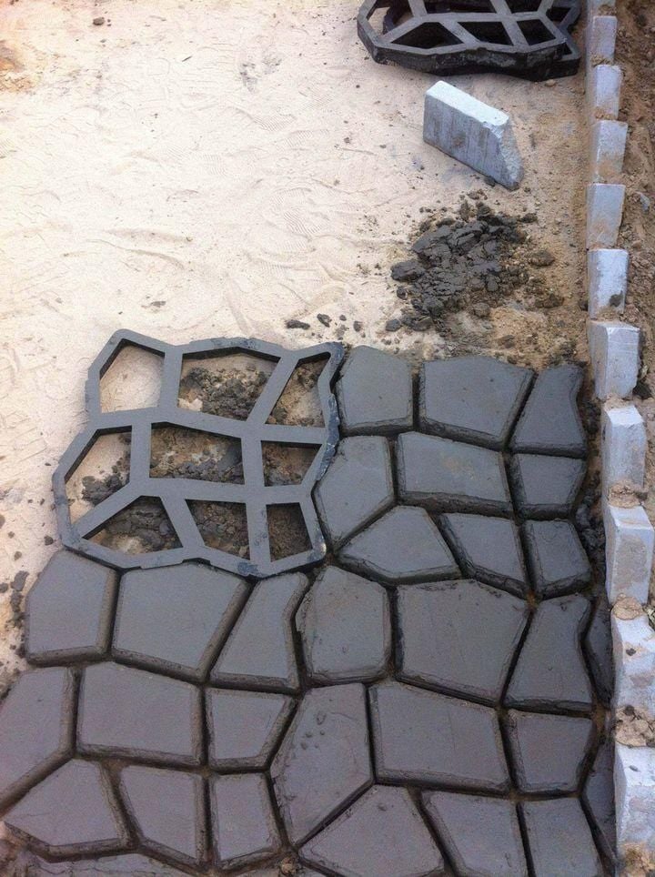 DIY Patio Paving Mold