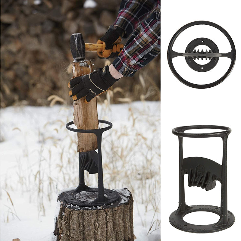🎉firewood kindling splitter stand