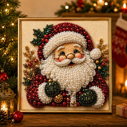 🎄 LAST DAY 49% OFF – Premium 3D Pearl Christmas Diamond Painting Art Kit 🎅⛄️❄️