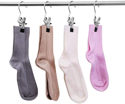Hot Sale 49% OFF-Anti-rust Clip Space-saving Clothespin Hat Pants Storage Hanging Travel Hook