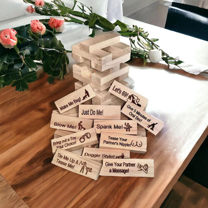 Naughty Block Tower Jenga Game