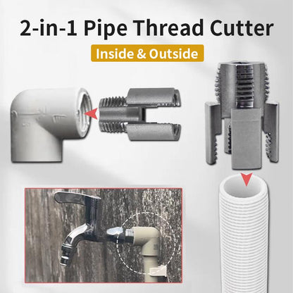 🔩💕Limited time offer - Integrated Internal & External Pipe Threading Tool