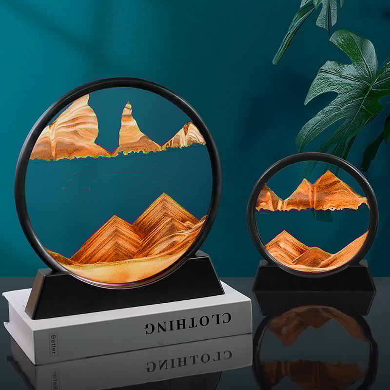 Perfect Gift-3d Hourglass Deep Sea Sand Scene (Let Your Mind Empty And Calm Down)