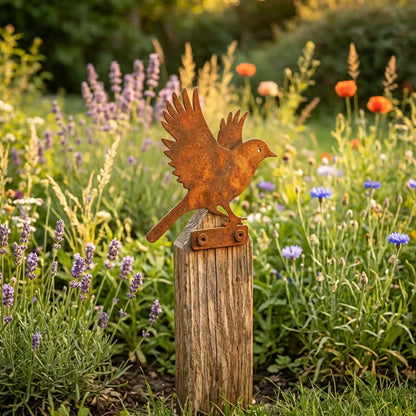 🦩Lifelike Distressed Iron Bird Sculptures — Outdoor Garden Decor