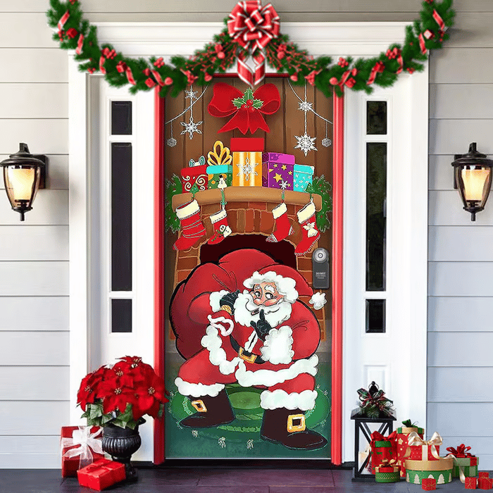 🌟🌟Christmas and Halloween front door decoration