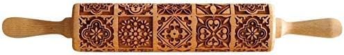 Gingerbread man rolling pin
