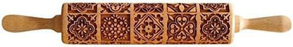 Gingerbread man rolling pin
