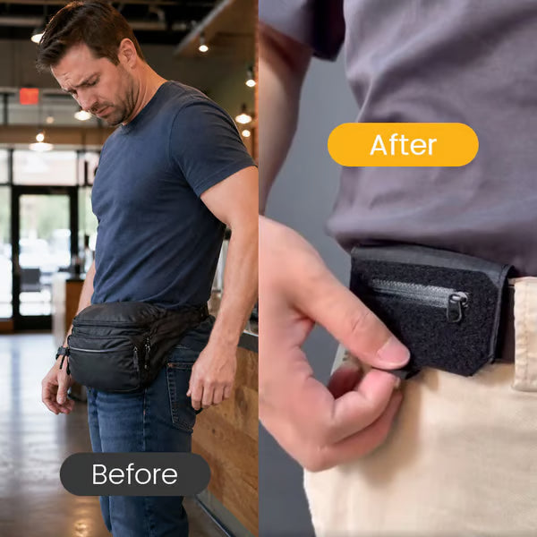 ❤️❤️❤️Men's Ultra-Slim Belt Wallet