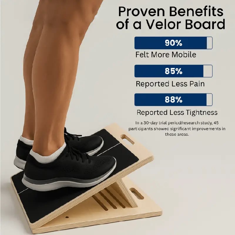 🔥Portable Wooden Slant Board for Calf Stretching