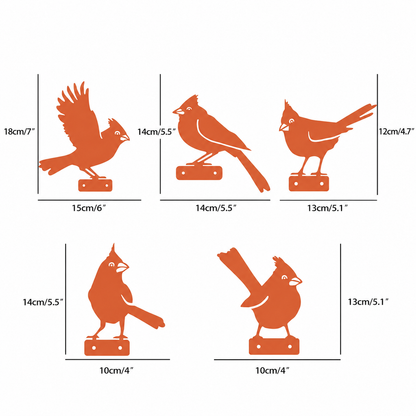 🦩Lifelike Distressed Iron Bird Sculptures — Outdoor Garden Decor