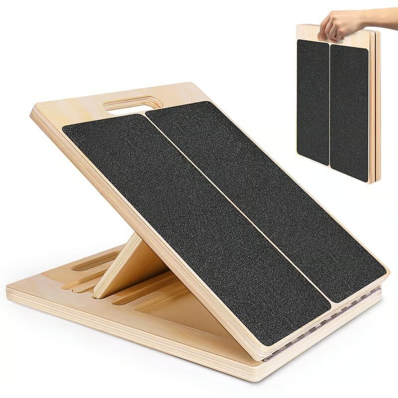 🔥Portable Wooden Slant Board for Calf Stretching