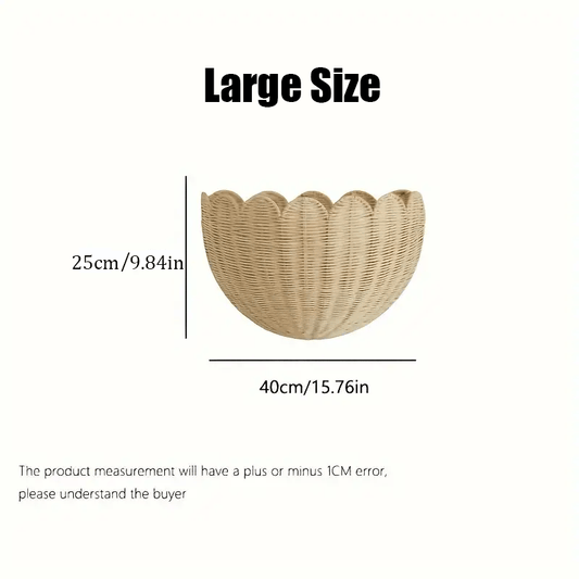 🔥Chic Handwoven Rattan Wall Basket