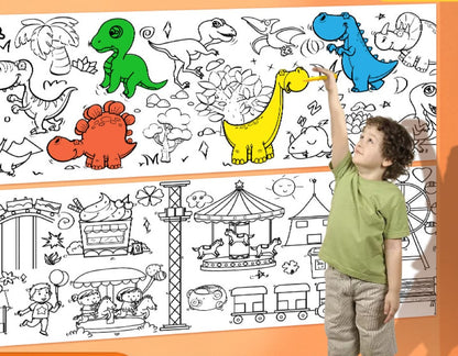 🖍️$9.99 🎨- Children's drawing scroll (perfect gift for children)🎁