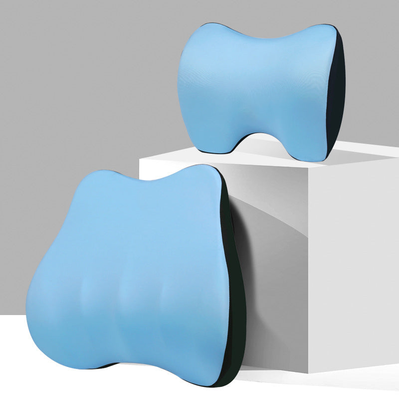 Car headrest lumbar support suit