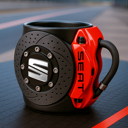 🥳Most popular brake caliper mug with car logo🏎
