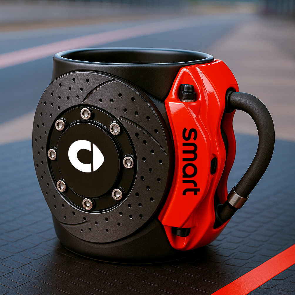🥳Most popular brake caliper mug with car logo🏎