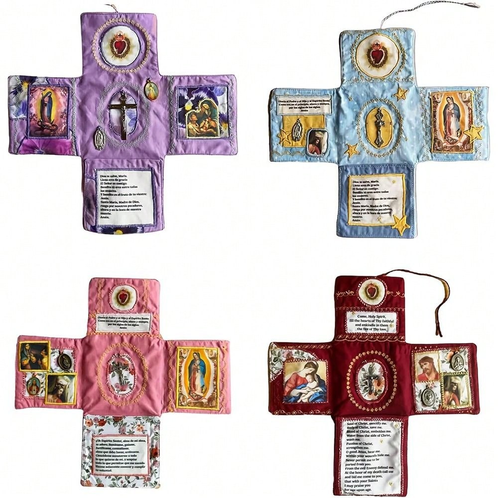 ✝️Handmade Miniature Shrine (Includes Silver Cross)