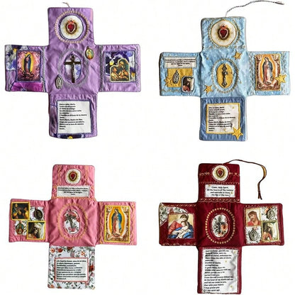 ✝️Handmade Miniature Shrine (Includes Silver Cross)